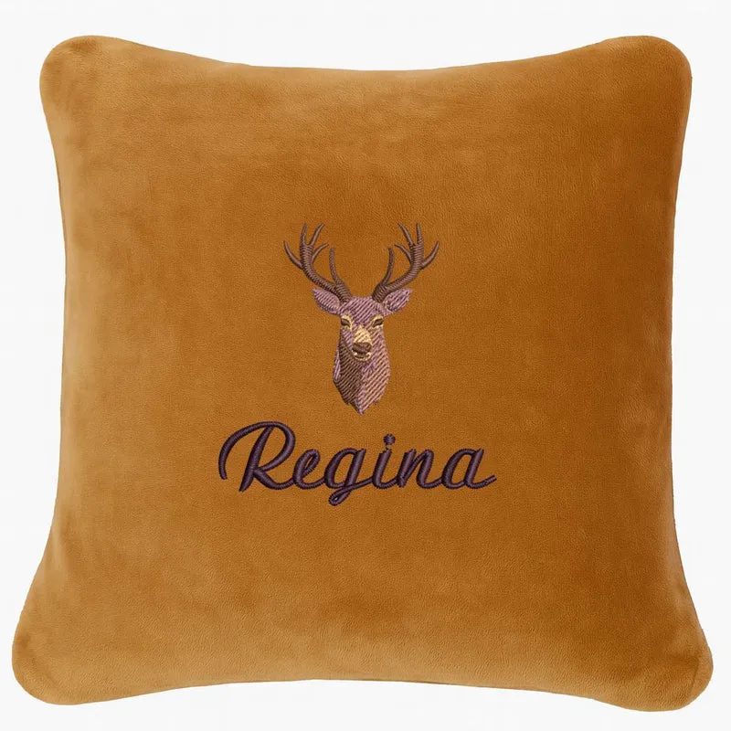Cashmerefeeling Personalisierbares Kuschelkissen 50x50cm mit Name und Motiv