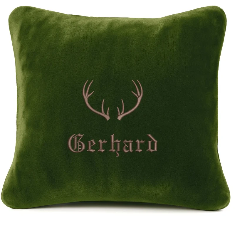 Cashmerefeeling Personalisierbares Kuschelkissen 50x50cm mit Name und Motiv