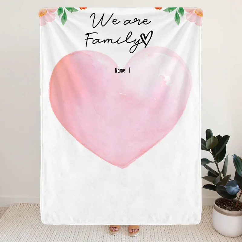 Personalisierte Decke - 1 Teenager/Teenagerin (stehend)