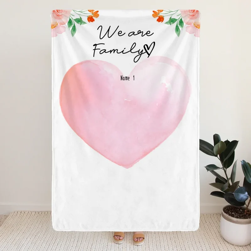 Personalisierte Decke - 1 Kind (stehend)