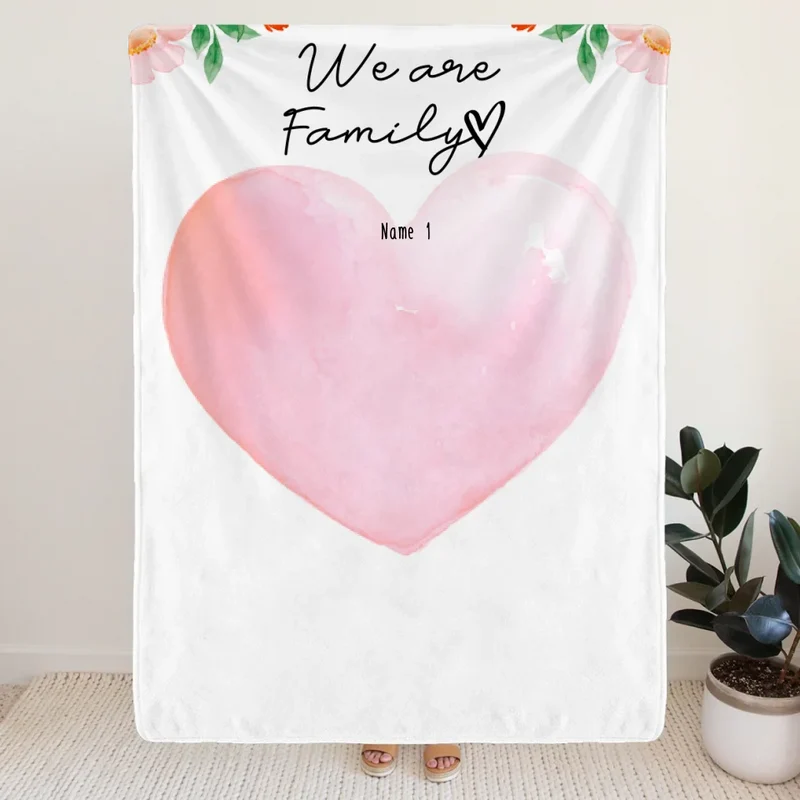 Personalisierte Decke - 1 Kind (stehend)