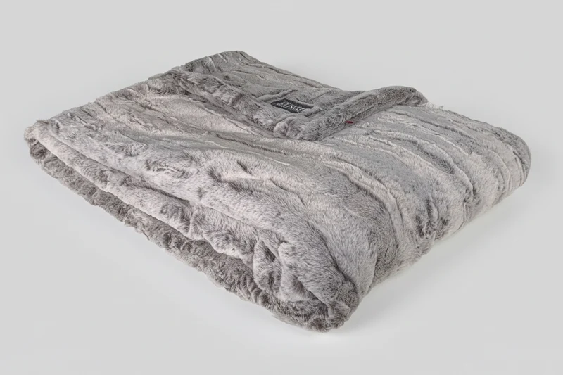 Decke "Premium Lyon braun"