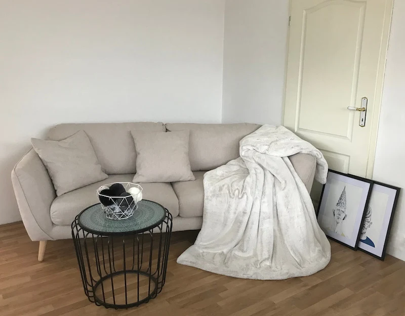 Decke "Classic Sankt Moritz silber"