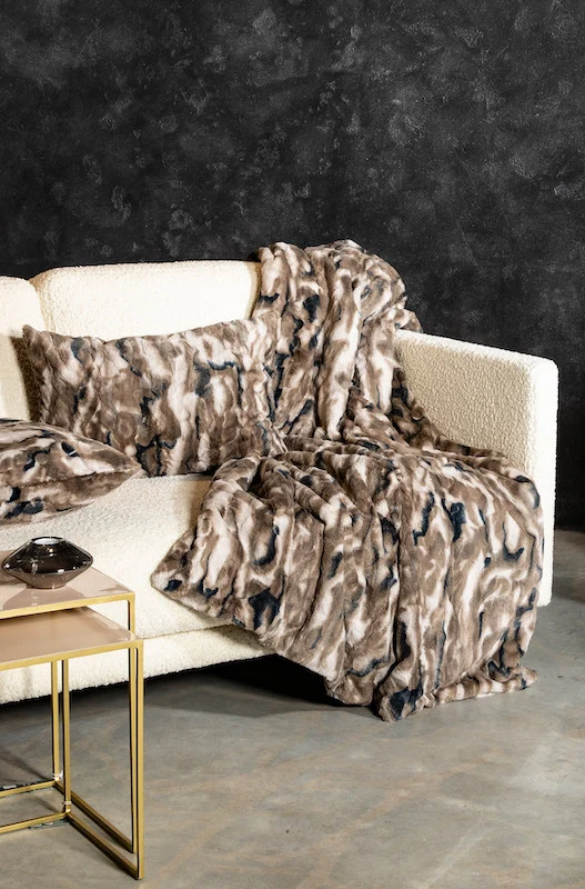 Decke "Shabi Chic Grau Classic"