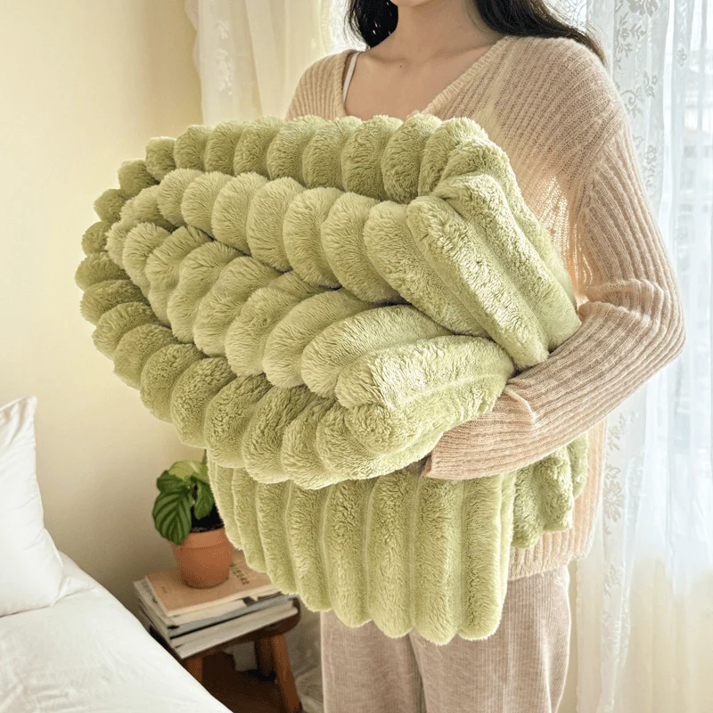 Weiche und warme Kuscheldecke aus Fleece