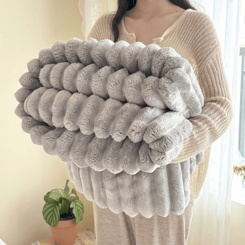Weiche und warme Kuscheldecke aus Fleece