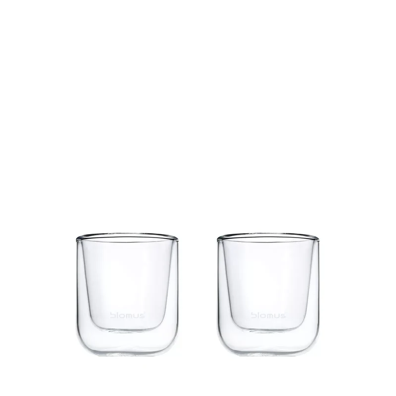 Blomus Set 2 Espresso-Gläser NERO
