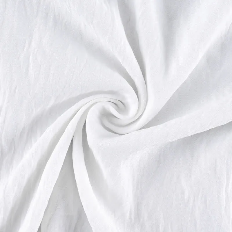 Loungewear-Set aus einfarbigem, strukturiertem Crinkle-Gewebe