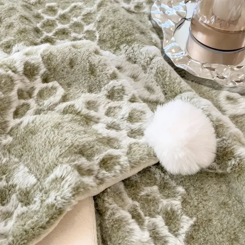 Wende-Überwurfdecke mit Karomuster
