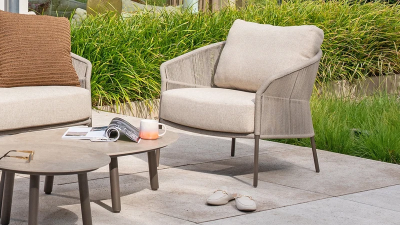 4-Seasons Loungesessel "Florence" terre/terre