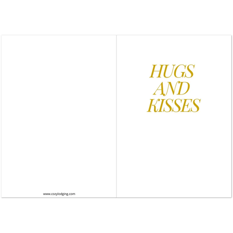 Grußkarten 10er Set - hugs and kisses