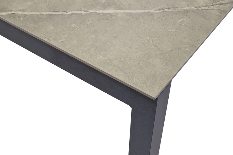 Zeo Living Auszugstisch Nero 160/220 x 95cm Dekton Kira