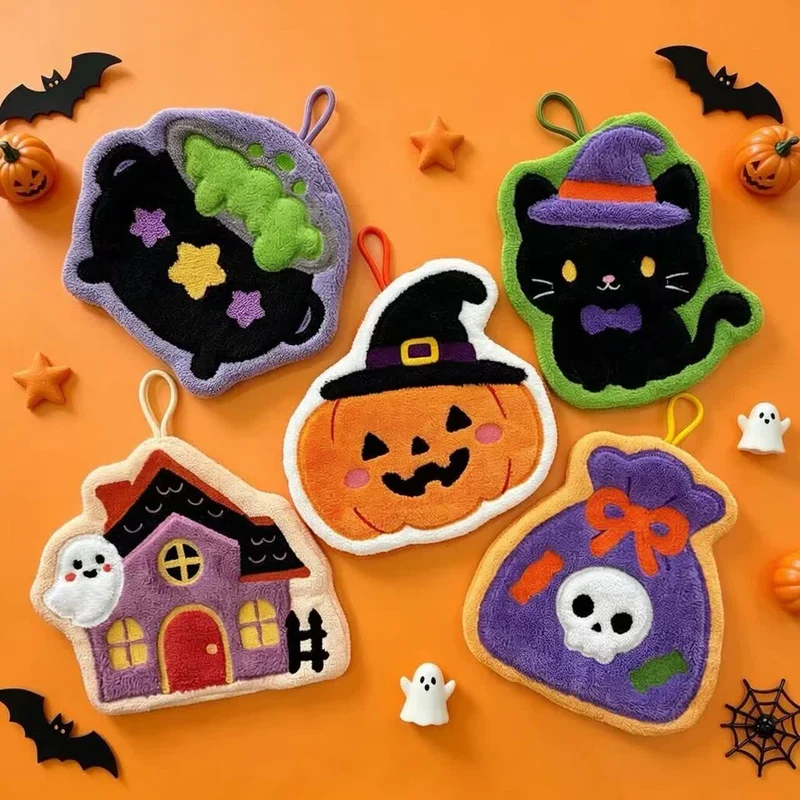 Niedliches Halloween-Hängehandtuch