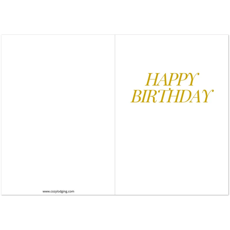 Geburtstagskarten 10er Set - Happy Birthday