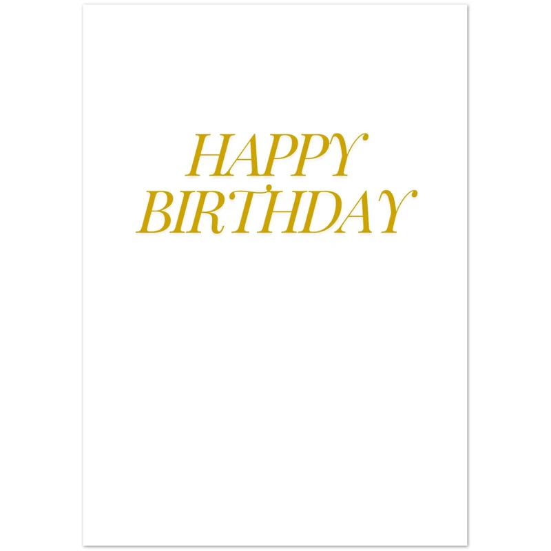 Geburtstagskarten 10er Set - Happy Birthday