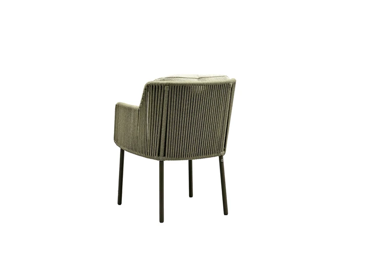 4-Seasons Diningsessel "Bernini" Edelstahl Terre