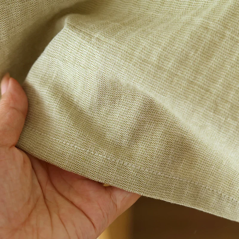 Baumwoll-Loungekleid mit eckigem Ausschnitt und Rüschen