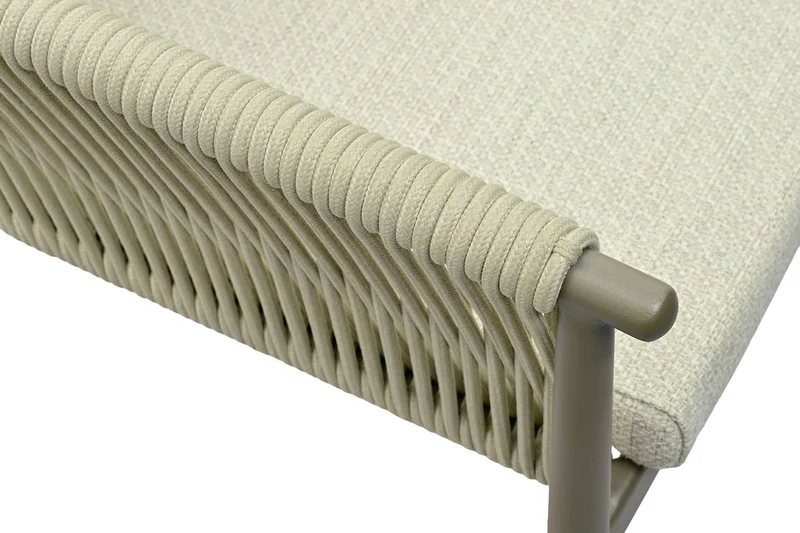 Zeo Living Sessel "Tango" taupe/natur