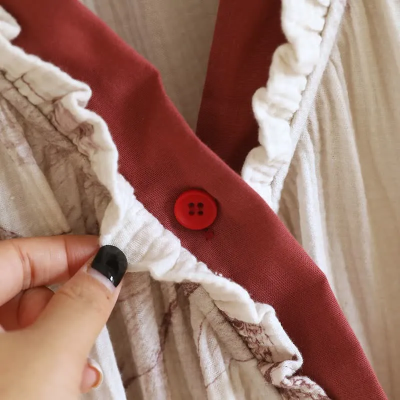 Schmetterling Hanfu inspiriertes Loungewear-Set aus Baumwolle