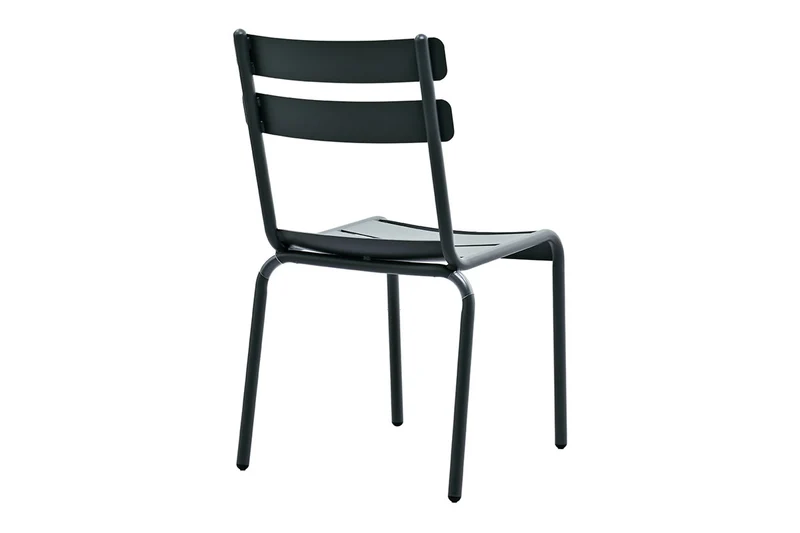 Zeo Living Stapelsessel "Linz" Aluminium Anthrazit
