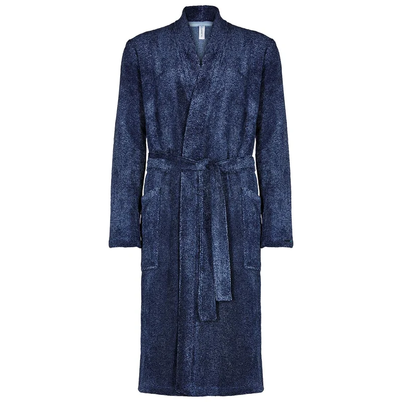 Taubert Eric langer Kimono 120 cm Blau Bademantel