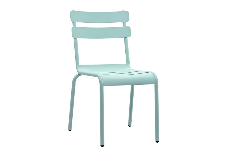 Zeo Living Stapelsessel "Linz" Aluminium Mint