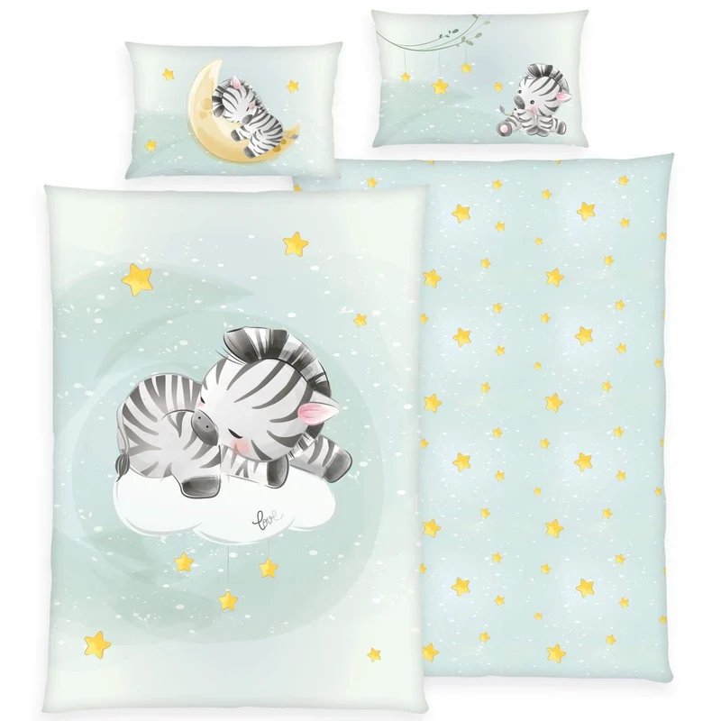 Baby Best Zebra Renforce Bettwäschegarnitur