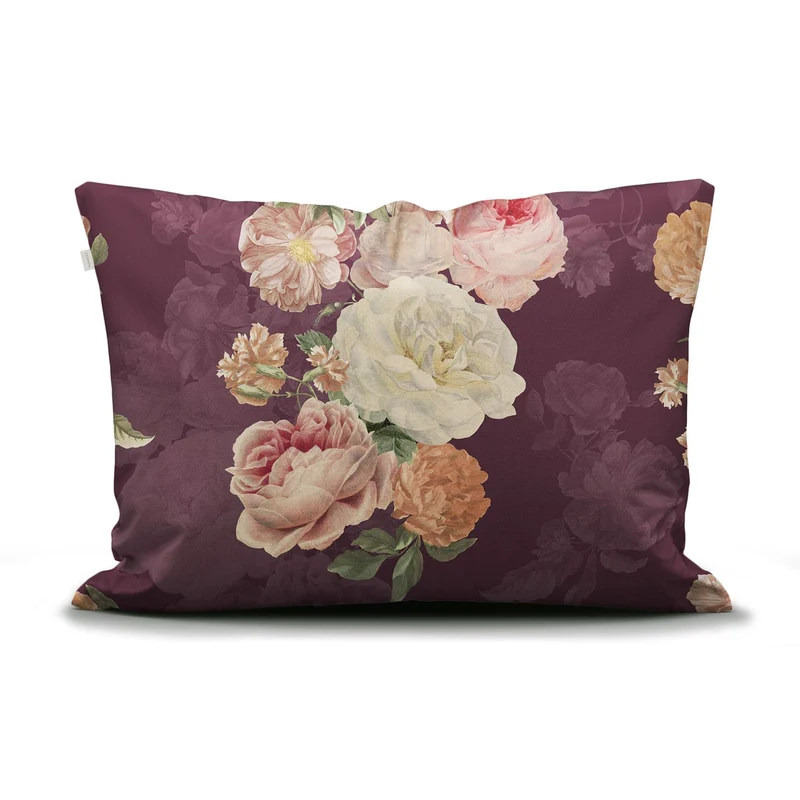 Essenza Orianna Mauve Wine Bio-Satin Bettwäschegarnitur