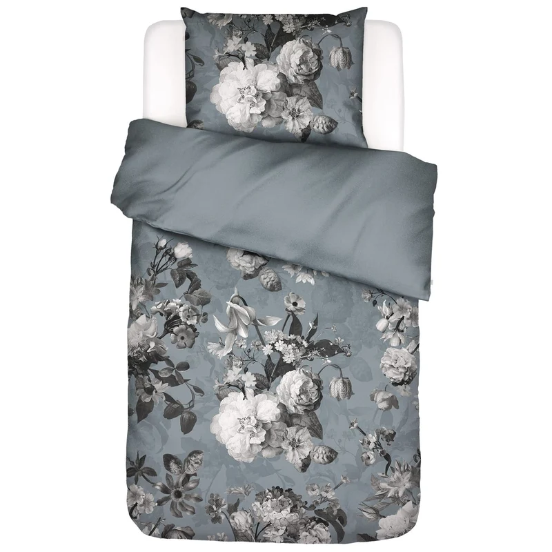 Essenza Floor Global Grey Satin Bettwäschegarnitur