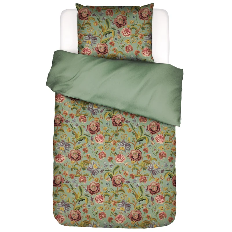 Essenza Rosanella Basil Green Twill Bettwäschegarnitur
