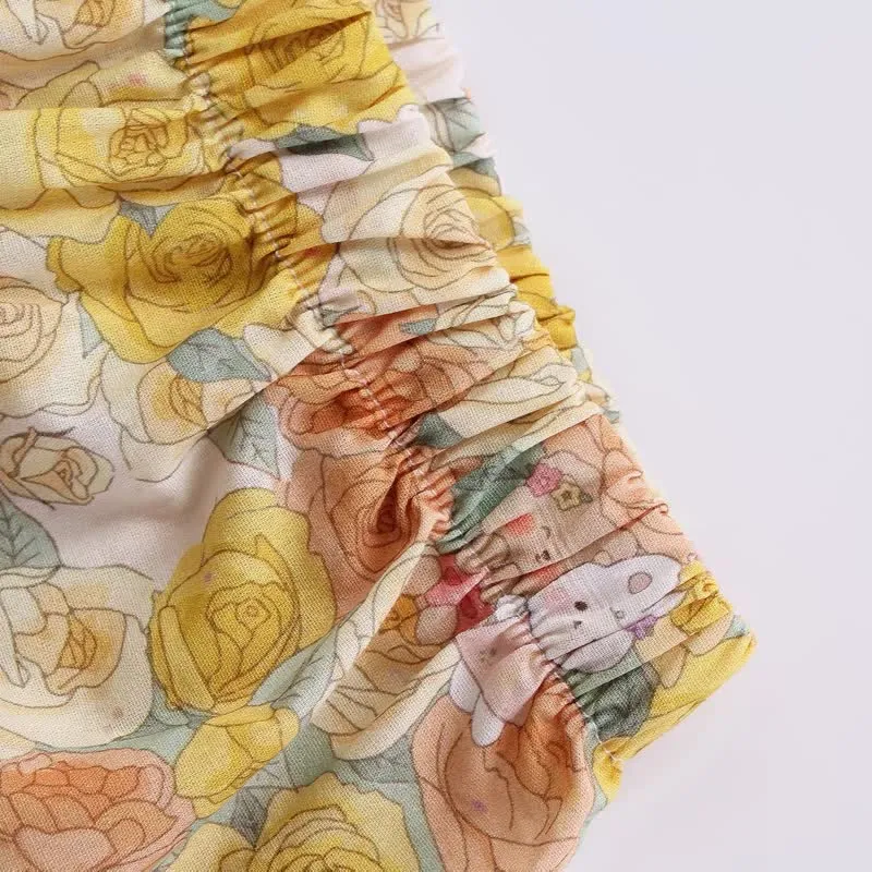 3-teiliges Loungewear-Set aus Baumwolle von Yellow Rose