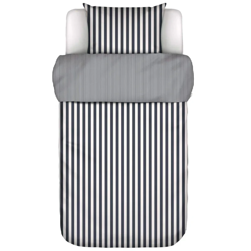 Marc O´Polo Classic Stripe Navy Satin Bettwäsche