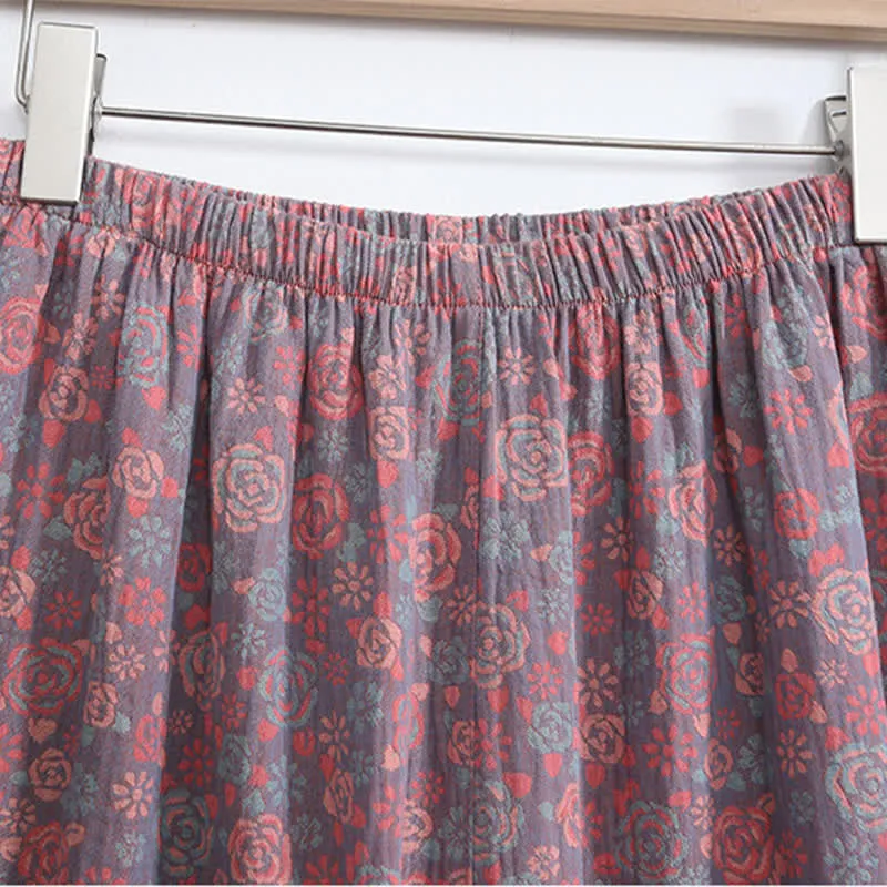 Loungewear-Set in Übergröße mit Rüschenbesatz, kurze Caprihose