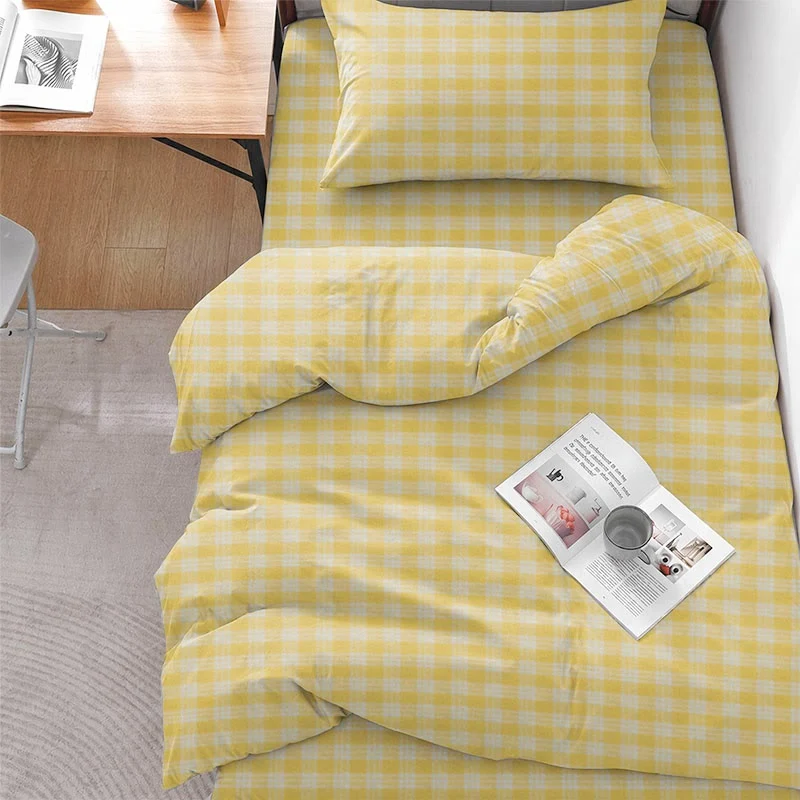 Sunny Gingham Twin XL Schlafsaal-Bettwäsche-Set