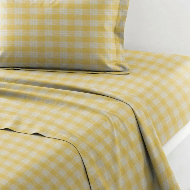 Sunny Gingham Twin XL Schlafsaal-Bettwäsche-Set
