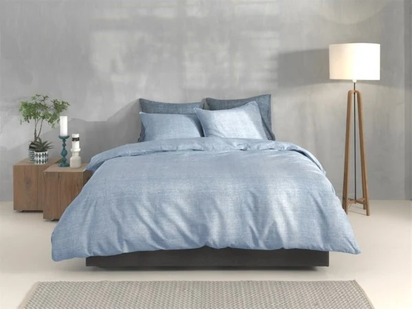 Zo! Home Bettwäsche Lino Sky Blue