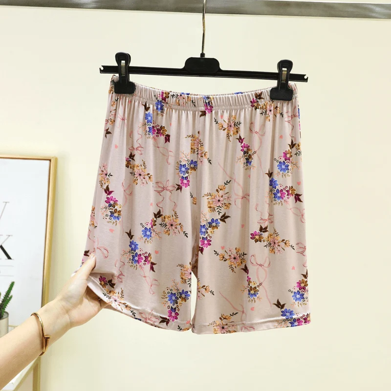 Vintage-Loungeshorts mit Blumenmuster und lockerer Passform