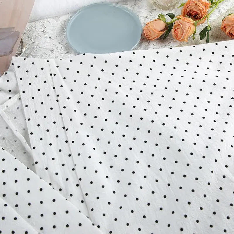 Kimono-Pyjama-Set aus Baumwolle mit Polka-Dots