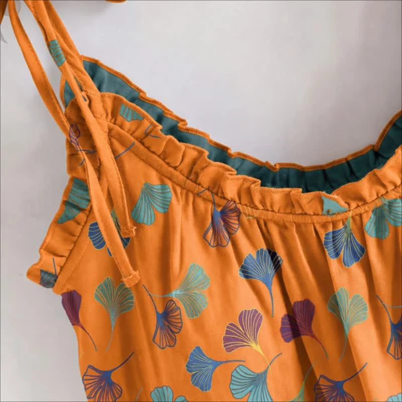 Ginkgo Pyjama-Set mit Camisole-Top und Hose