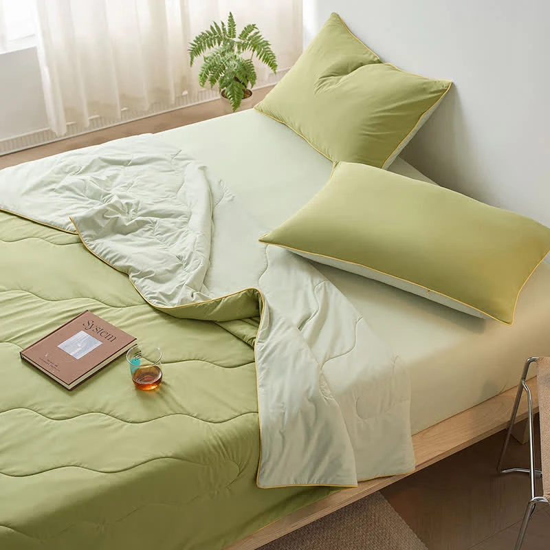 Doppelseitige, kühlende, leichte Sommerdecke