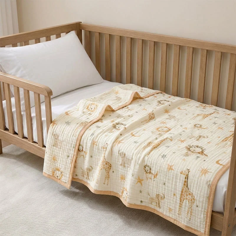 Animal Kingdom Cotton Muslin Blanket