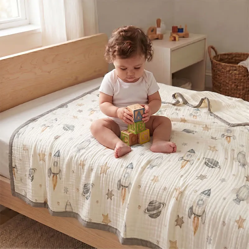 Space Dream Cotton Gauze Blanket