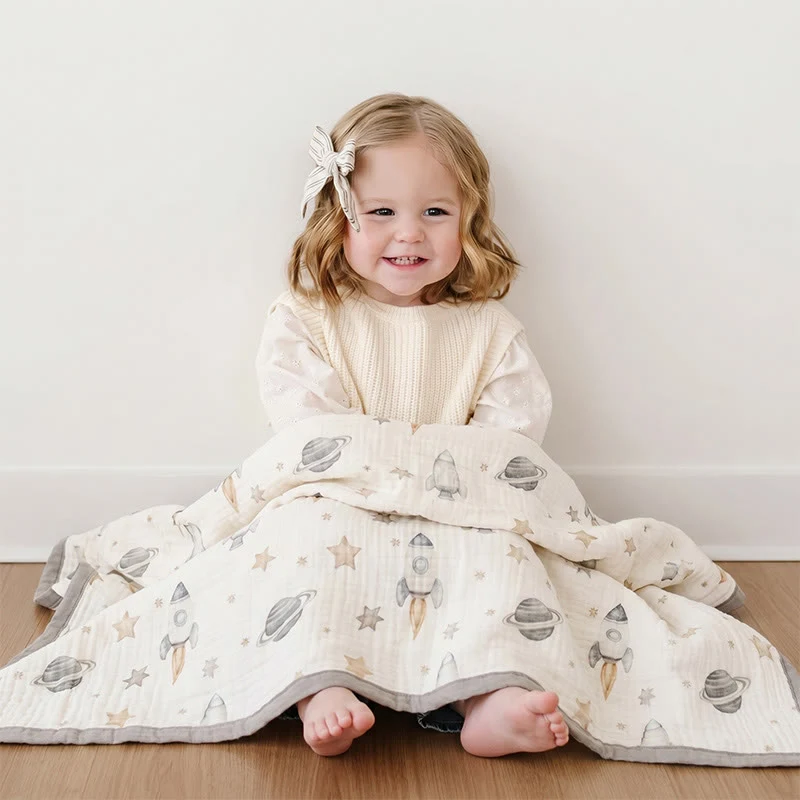 Space Dream Cotton Gauze Blanket