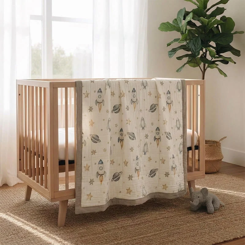 Space Dream Cotton Gauze Blanket