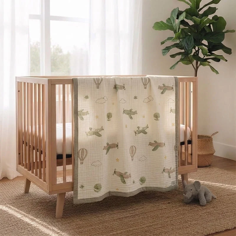 Little Sky Adventure Cotton Muslin Blanket
