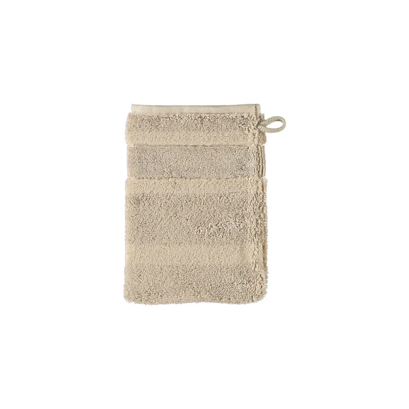 Cawö Noblesse 1002-375 Sand Uni Walkfrottier-Tücher