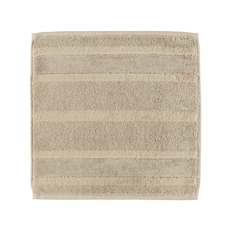Cawö Noblesse 1002-375 Sand Uni Walkfrottier-Tücher