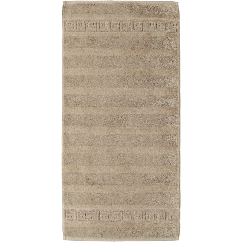 Cawö Noblesse 1001-375 Sand Uni Walkfrottier-Tücher