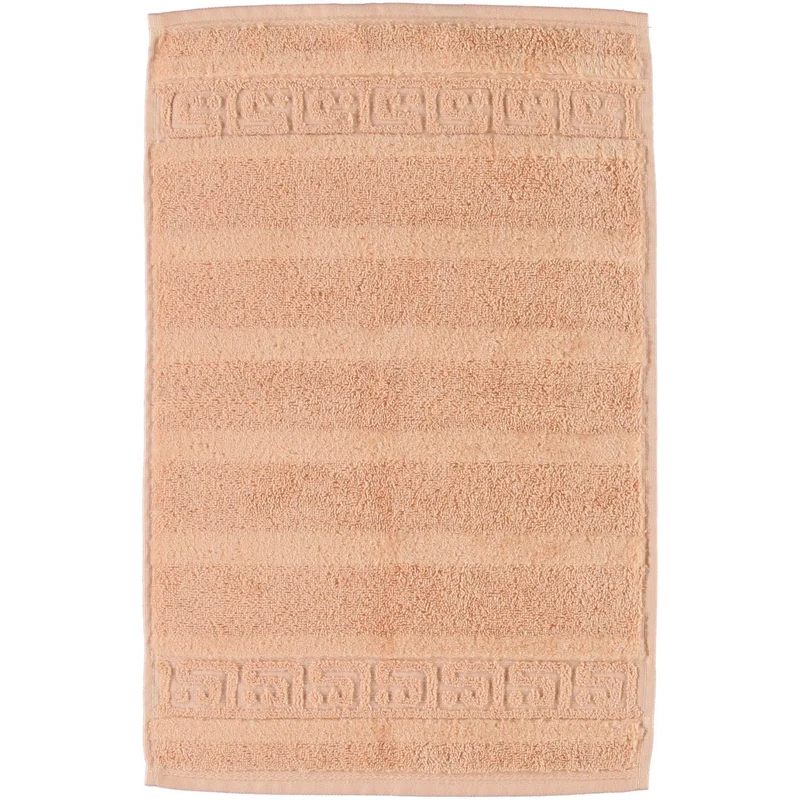 Cawö Noblesse 1001-368 Lachs Uni Walkfrottier-Tücher
