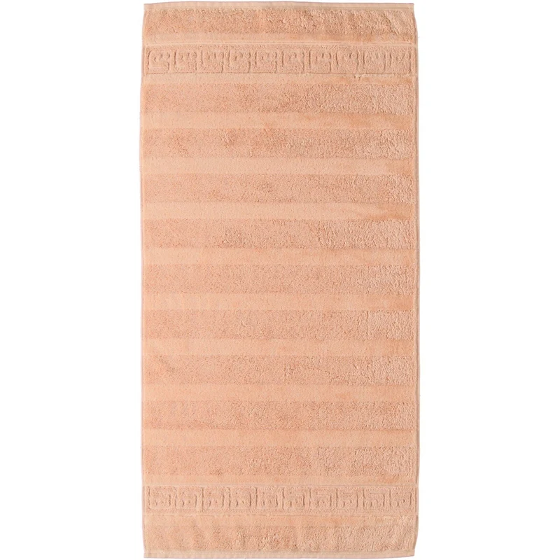 Cawö Noblesse 1001-368 Lachs Uni Walkfrottier-Tücher
